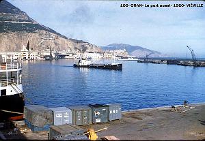 106- Oran- Le port ouest- 1960- Vieville